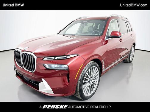 Aventurin Red Metallic 2025 BMW X7 xDrive40i