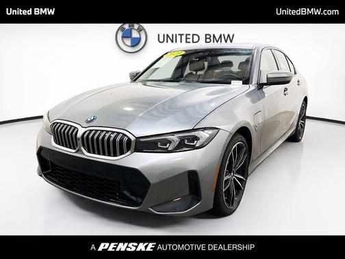 Gray Metallic 2023 BMW 330e 330e Sedan