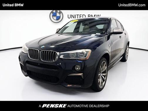 Carbon Black Metallic 2017 BMW X4 M40i