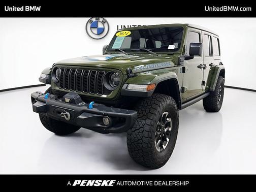 Sarge Green Clearcoat 2024 Jeep Wrangler 4xe Rubicon X