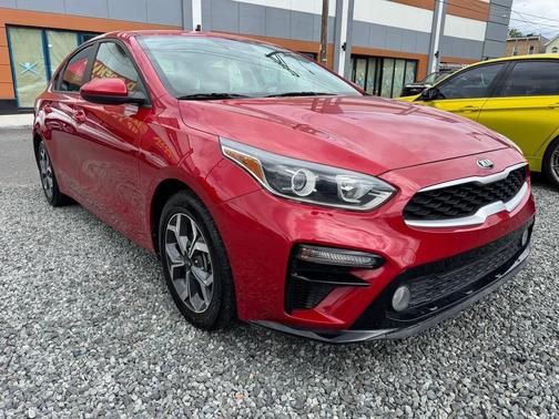 Red 2021 Kia Forte LXS