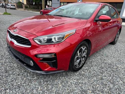 Red 2021 Kia Forte LXS
