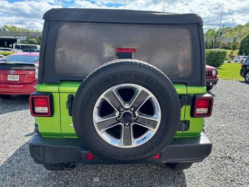 Green 2018 Jeep Wrangler Unlimited Sahara