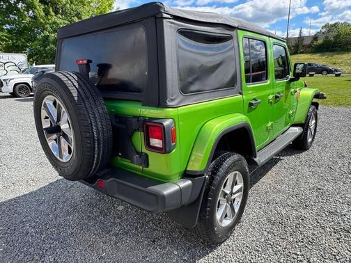 Green 2018 Jeep Wrangler Unlimited Sahara