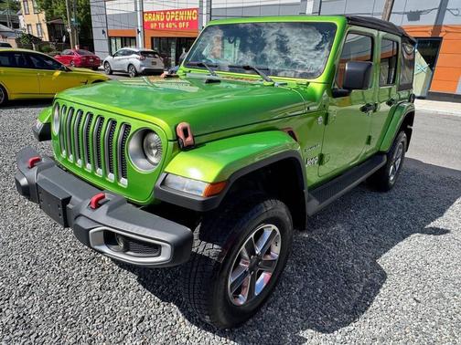 Green 2018 Jeep Wrangler Unlimited Sahara SUV