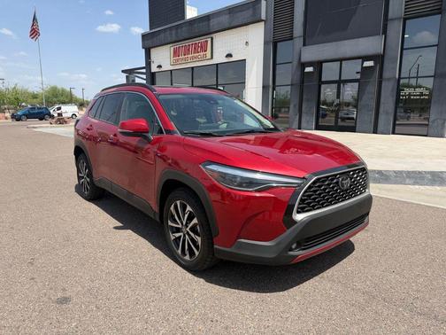 Barcelona Red Metallic 2022 Toyota Corolla Cross XLE