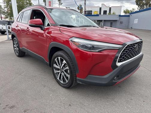 Barcelona Red Metallic 2022 Toyota Corolla Cross XLE