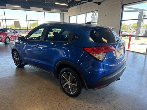 Aegean Blue Metallic 2021 Honda HR-V EX