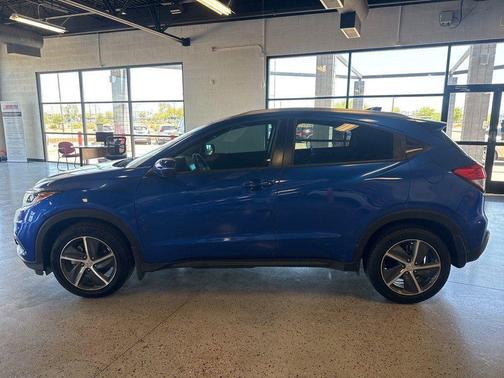 Aegean Blue Metallic 2021 Honda HR-V EX