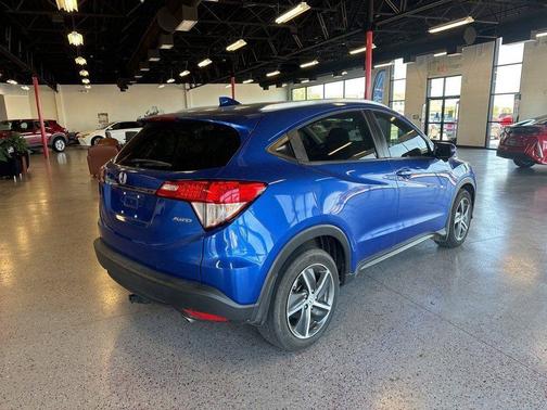 Aegean Blue Metallic 2021 Honda HR-V EX