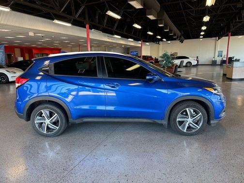 Aegean Blue Metallic 2021 Honda HR-V EX