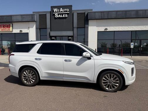Hyper White 2020 Hyundai PALISADE Limited