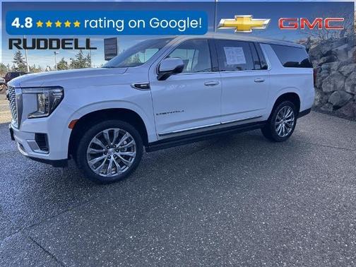 White Frost Tri-Coat 2021 GMC Yukon XL Denali SUV