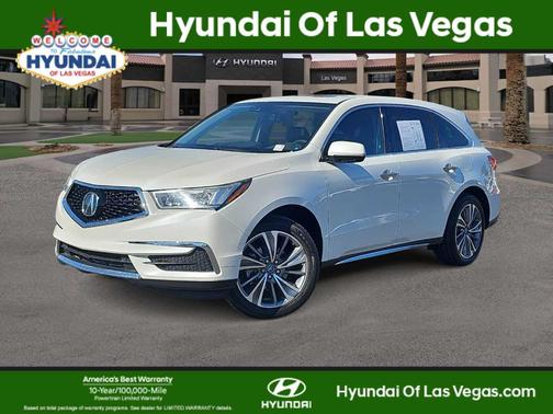 White 2017 Acura MDX 3.5L w/Technology Package