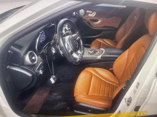 Polar White 2021 Mercedes-Benz AMG C 43 Base 4MATIC