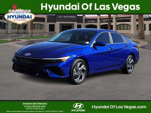 Intense Blue 2025 Hyundai ELANTRA SEL Sport