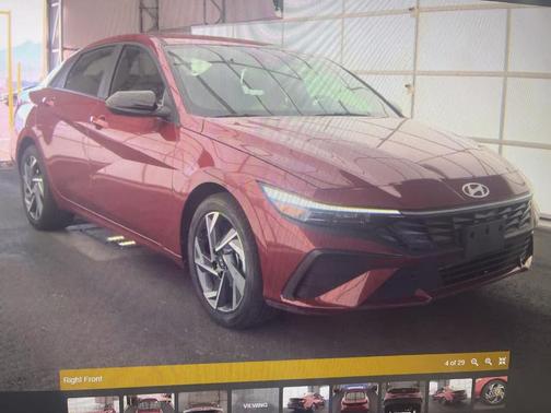 Red 2025 Hyundai ELANTRA SEL Sport