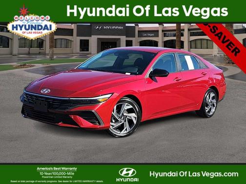 Red 2025 Hyundai ELANTRA SEL Sport