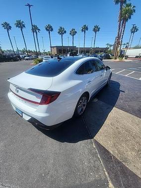 Quartz White 2021 Hyundai SONATA SEL