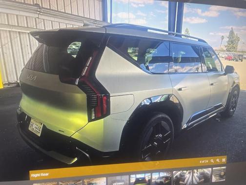 Ivory Silver 2024 Kia EV9 GT-Line