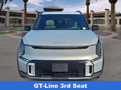 Ivory Silver 2024 Kia EV9 GT-Line