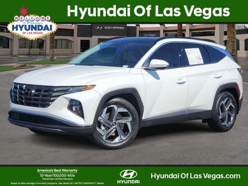 White Pearl 2024 Hyundai TUCSON Limited