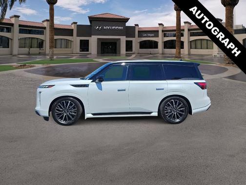 Radiant White 2025 INFINITI QX80 AUTOGRAPH