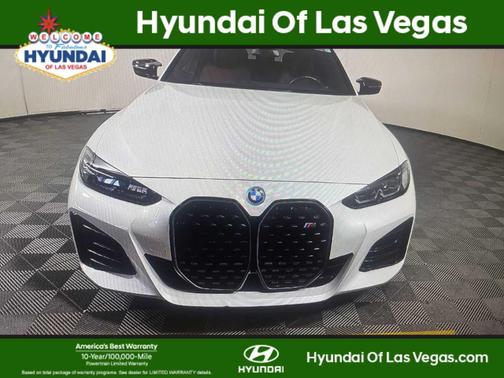 Mineral White Metallic 2024 BMW i4 Gran Coupe M50