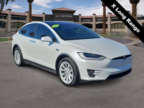 White 2020 Tesla Model X Long Range