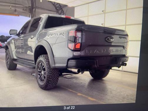 Carbonized Gray Metallic 2025 Ford Ranger Raptor