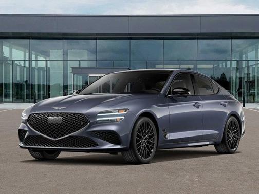 Ceres Blue 2026 Genesis G70 3.3T Prestige Graphite