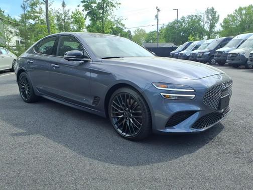 Ceres Blue 2026 Genesis G70 3.3T Prestige Graphite