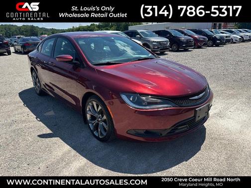 Velvet Red Pearlcoat 2016 Chrysler 200 S