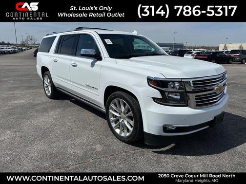 Summit White 2019 Chevrolet Suburban Premier