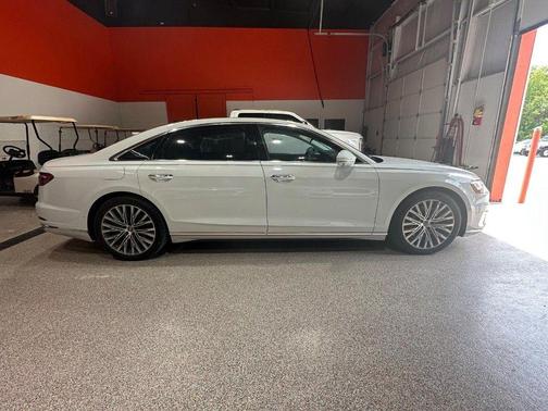 Glacier White 2019 Audi A8 L 55