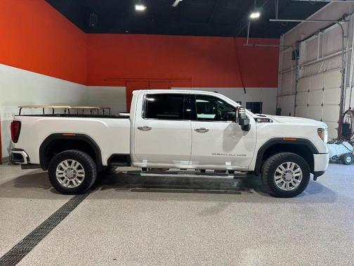 White Frost Tricoat 2020 GMC Sierra 3500 Denali