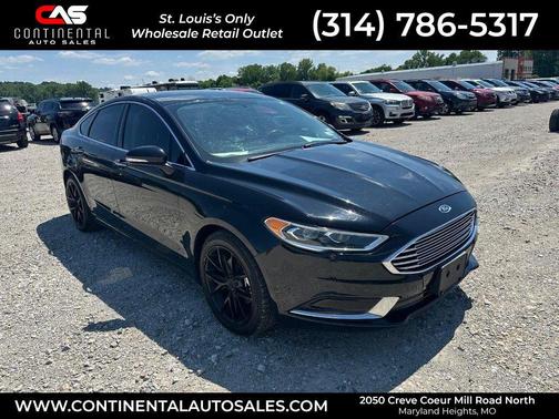 Shadow Black 2018 Ford Fusion SE