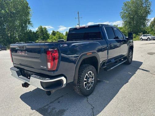 Pacific Blue Metallic 2021 GMC Sierra 2500 SLE