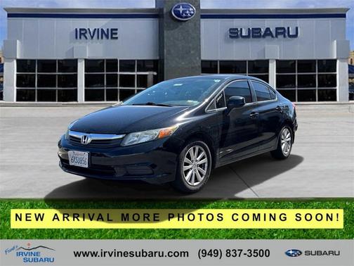 Crystal Black Pearl 2012 Honda Civic EX