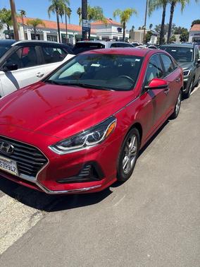 Scarlet Red 2018 Hyundai SONATA SEL