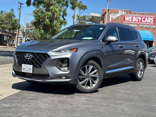 Machine Gray 2019 Hyundai SANTA FE Ultimate 2.4