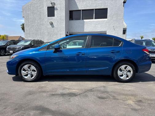 Dyno Blue Pearl 2013 Honda Civic LX