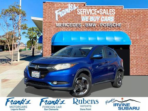Aegean Blue Metallic 2018 Honda HR-V EX