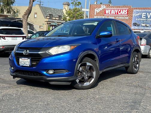 Aegean Blue Metallic 2018 Honda HR-V EX
