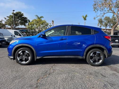 Aegean Blue Metallic 2018 Honda HR-V EX
