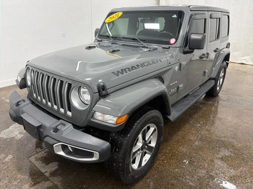 Gray 2021 Jeep Wrangler Unlimited Sahara