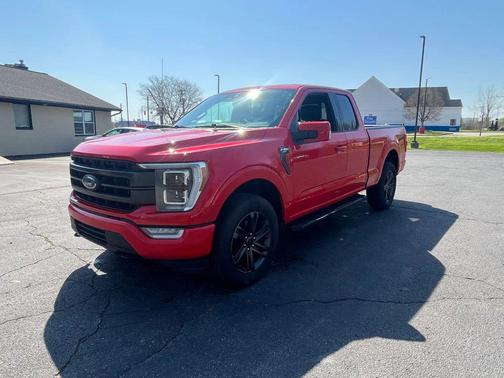 Race Red 2021 Ford F-150 Lariat