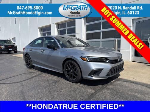Lunar Silver Metallic 2023 Honda Civic Sport