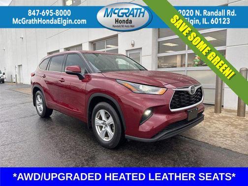 Ruby Flare Pearl 2022 Toyota Highlander LE