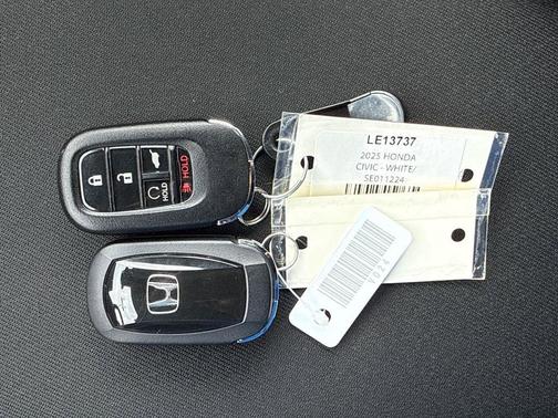 Platinum White Pearl 2025 Honda Civic Sport